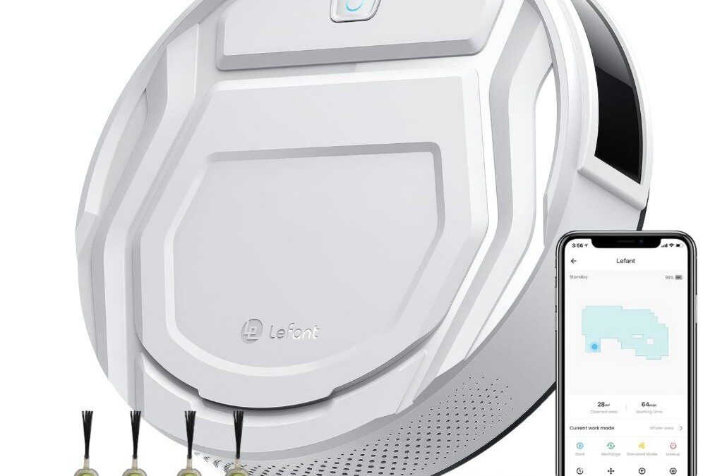 52% off Lefant M210 Pro Robot Vacuum – Just $99.99 shipped!  (Reg. $210)